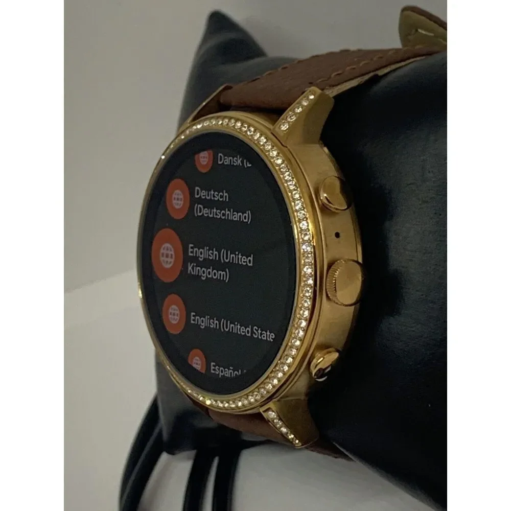 Fossil Gen 4 Authentic Digital Dial Smart Watch Custom Band FTW6015 QT498